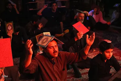 مراسم احیای شب نوزدهم ماه رمضان در یزد 