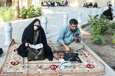مراسم دعای پرفیض عرفه در گلزار شهدا