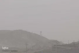 هجوم ریزگرد ها به زنجان‎‎