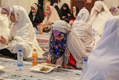 جشن دختران روزه‌ اولی در حرم مطهر حضرت شاهچراغ(ع)