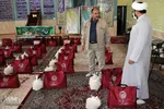 توزیع 250 بسته حمایتی آستان قدس رضوی در اهر