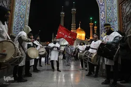 حال و هوای حرم بی بی حضرت معصومه(س) در شب شهادت پدر بزرگوارشان