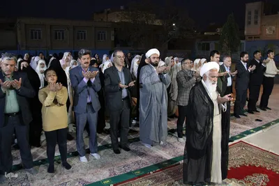 جشن تکریم روزه اولی‌ها در شاهدیه یزد