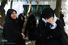 مراسم تشییع و خاکسپاری شهید گمنام در فدراسیون تکواندو 
