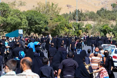 راهپیمایی جاماندگان اربعین در زنجان‎‎