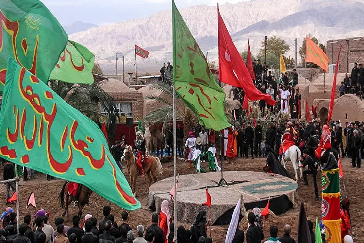 برگزاری اختتامیه ششمین سوگواره استانی تعزیه ده‌زیار کرمان