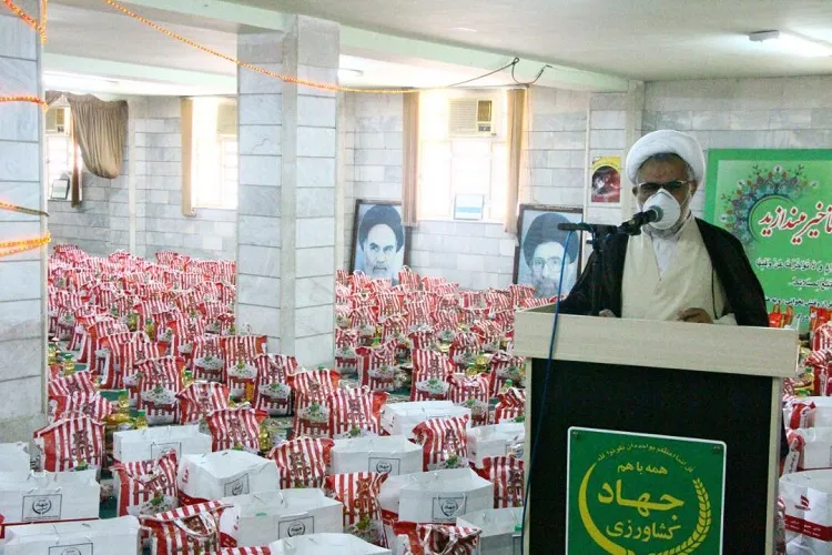 توزیع ۶۳۰ بسته معیشتی از سوی جهادگران جهاد کشاورزی هرمزگان