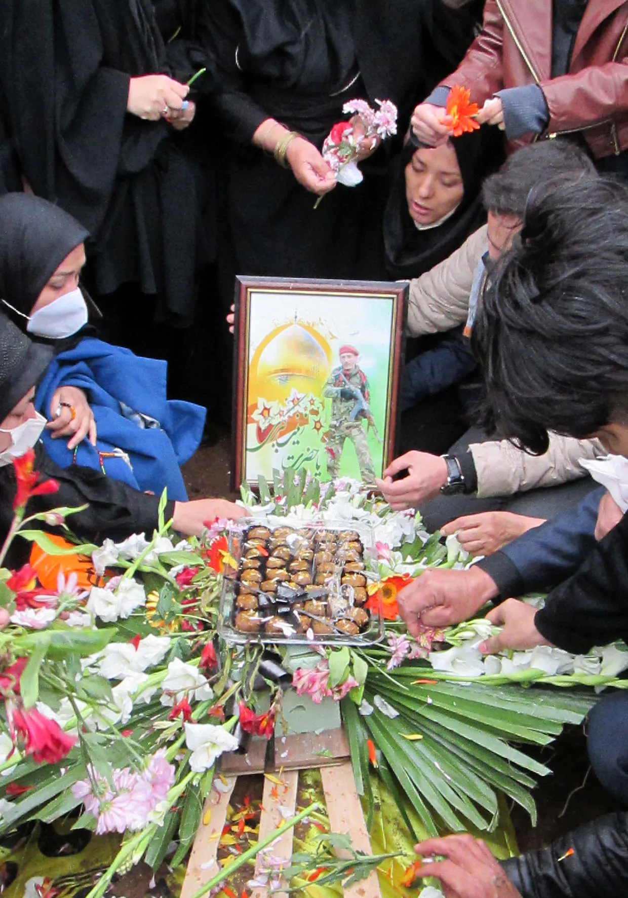 پیکر شهيد امیری در پاكدشت تشييع شد