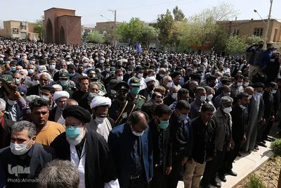 مراسم تشییع و خاکسپاری پیکر مرحوم آیت‌الله « سیدمحمد فقیه» در نی ریز‎‎