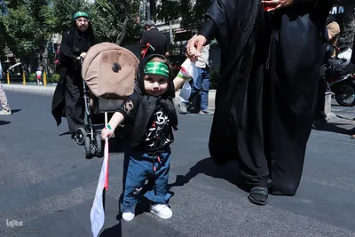 مراسم آیینی پیاده‌روی جاماندگان اربعین حسینی - تبریز