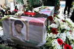 پیکر مطهر شهید مدافع حرم «عباس آسمیه» در کرج