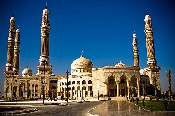La mezquita más grande de Yemen, resumen de la belleza de la arquitectura árabe e islámica | Video