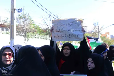 تجمع مردم تبریز در محکومیت ترور سید مقاومت‎