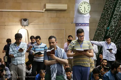 اعمال ام داوود در آخرین روز اعتکاف دانشگاه تهران