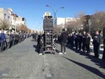 مراسم عزاداری خیابانی شهادت حضرت زهرا(س) در اهر