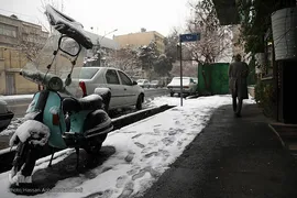 بارش برف زمستانی در تهران