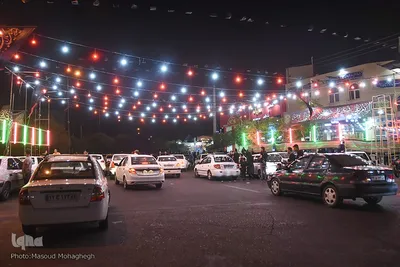 عزاداری شب هشتم محرم در سمنان‎