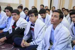 دیدار دانش‌آموزان بسیجی با نماینده ولی‎فقیه در خراسان جنوبی