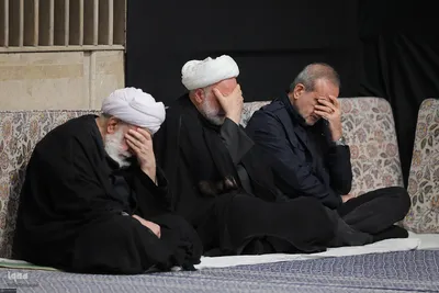 اولین شب مراسم عزاداری شهادت حضرت زهرا(س) با حضور رهبر معظم انقلاب