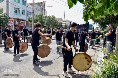 مراسم عزاداری عاشورای حسینی در امام زاده سیدعباس (ع) بجنورد