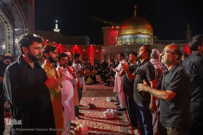 هیئت عزاداران کشور هند و پاکستان در حسینیه حرم رضوی