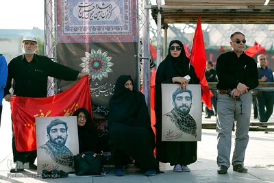 مراسم تشییع پیکر مطهر شهید محسن حججی در تهران