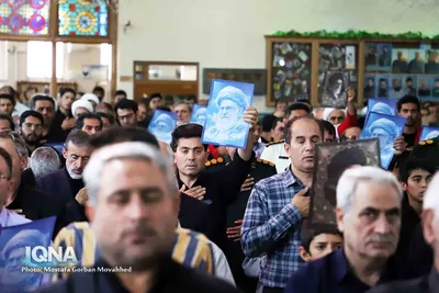 مراسم بزرگداشت اربعین قائد شهید امت حضرت آیت الله سید علی خامنه ای در اهر 
