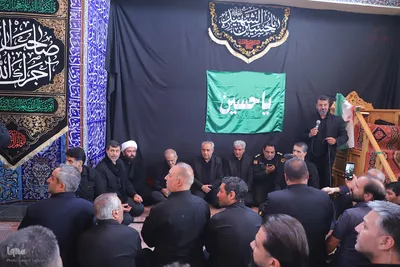 عزاداری عاشورای حسینی با حضور رییس جمهور در شهر سهند