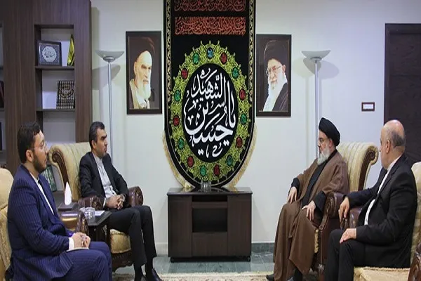 دیدار معاون وزیر خارجه ایران با سید حسن نصرالله