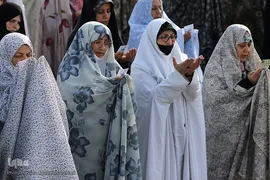 نماز عید سعید فطر در جوار حرم مطهر حضرت عبدالعظیم حسنی علیه‌السلام