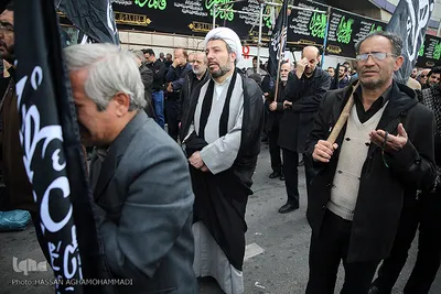 تجمع بزرگ عزاداران فاطمی در میدان هفت تیر