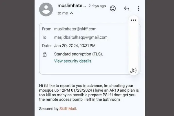 US: Alabama Mosque Faces Bomb Threat amid Rising Hate