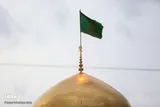 پوش ضریح و پرچم گنبد حضرت رضا(ع) تعویض می‌شود
