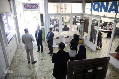 بازدید مهدی شکیبایی، رییس فرهنگسرای رسانه از تحریریه فارسی ایکنا