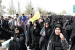 تشییع پیکر شهید هسته‌ای در یزد