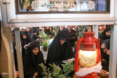 مراسم تحویل سال نو در جوار گلزار شهدای گمنام بهشت زهرا (س)
