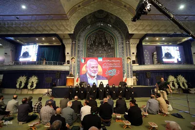 مراسم بزرگداشت شهید اسماعیل هنیه از سوی جامعه قرآنی