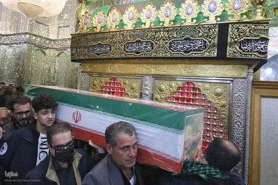 تشییع پیکر مطهر ۵ شهید جنگ تحمیلی آمریکایی صهیونیستی در شیراز