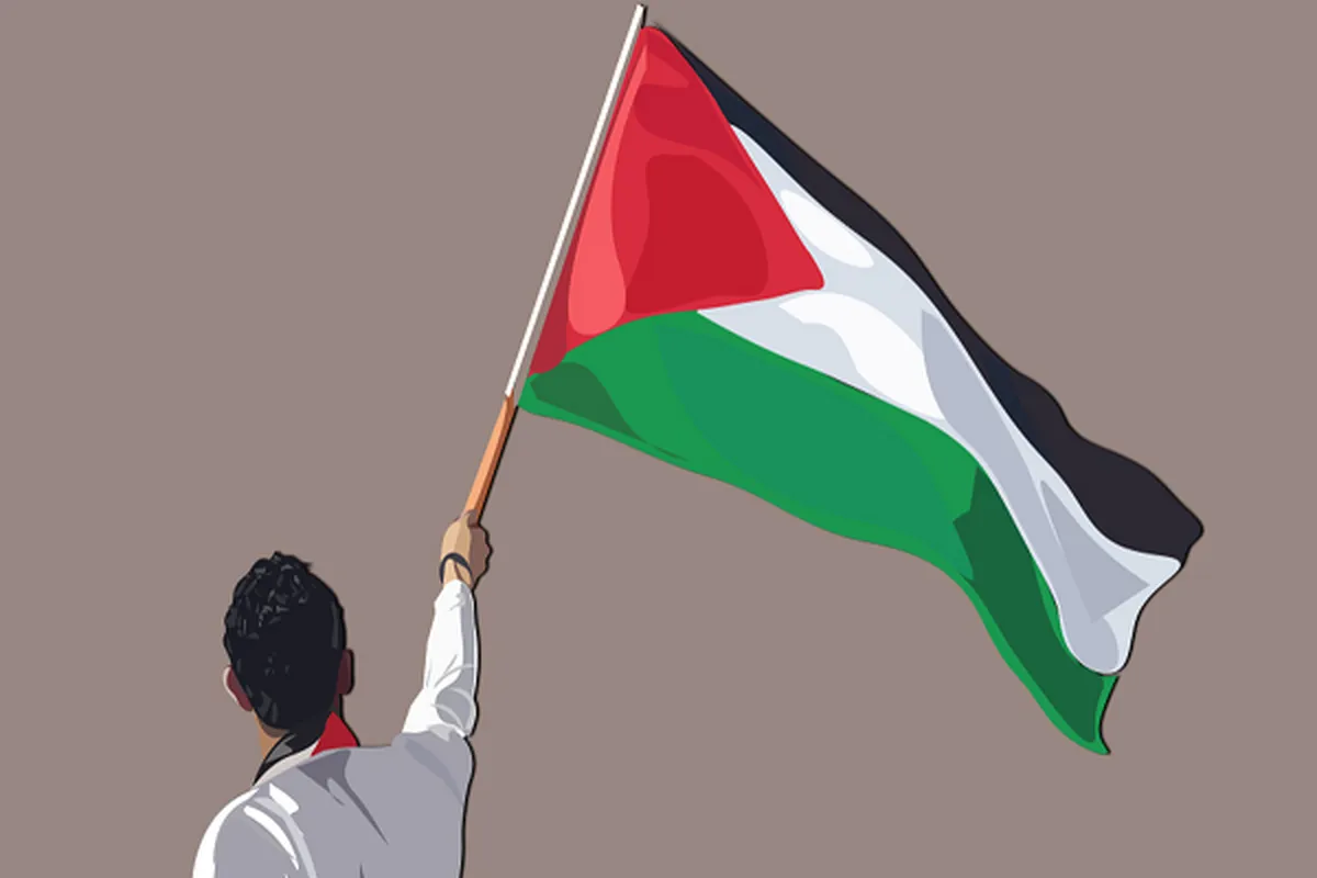 Goyon bayan darakta da daliban makarantar kur'ani a Senegal ga Palasdinu