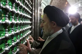 مراسم تجدید میثاق فعالان، سازمان‌های مردم‌نهاد و اصحاب رسانه با آرمان رهایی قدس امام و رهبری در حرم مطهر حضرت امام خمینی(ره)