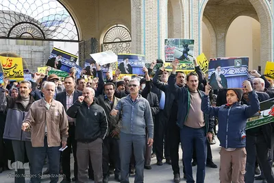 راهپیمایی مردم اصفهان در حمایت از مردم مظلوم فلسطین