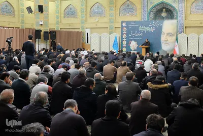 مراسم بزرگداشت شهید سپهبد قاسم سلیمانی و یاران مجاهدش در مسجد دانشگاه تبریز