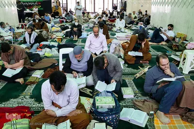 مراسم معنوی اعمال ام داود در حرم عبدالعظیم الحسنی(ع)