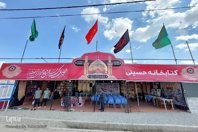 موکب «کتابخانه حسینی» در مرز تمرچین پیرانشهر‎