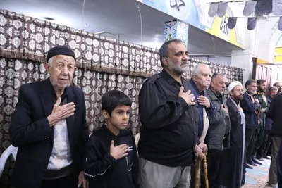 سوگواری اهالی شهرک سعدی در عزای رهبر شهید