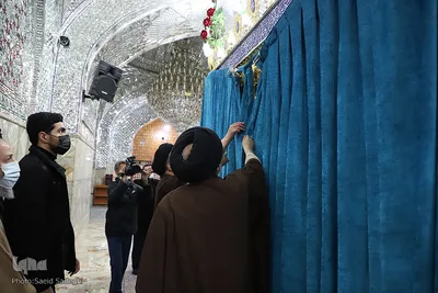 رونمایی از ضریح جدید امامزاده سیدحمزه (ع) تبریز‎‎