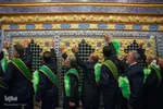 گلباران حرم شاهچراغ در شب ولادت امام رضا( ع‎‎)