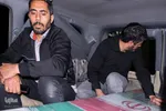 استقبال از پیکر مطهر شهید مدافع حرم در رزمایش اقتدار و امنیت شیراز