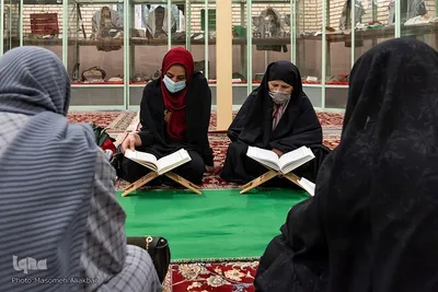 آیین جزءخوانی در آستان امامزاده محمد (ع) کرج