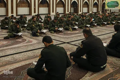 جلسه قرآن استاد حبیب مهکام در ستاد فرماندهی انتظامی تهران بزرگ